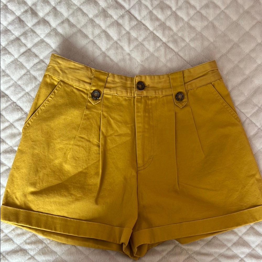 Forever 21 Mustard Shorts with tag